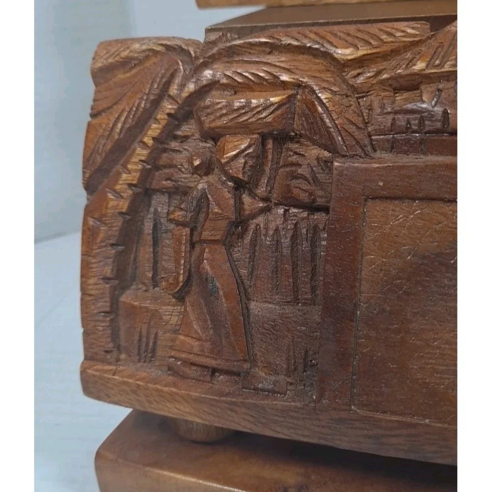 Pair Of Hand Carved 15